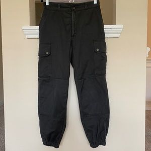 Vintage Mid Rise Cargo Pants (Nasty Gal, Black)